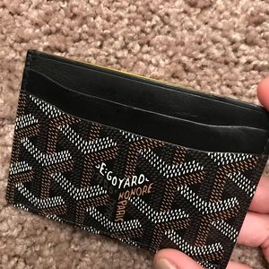 Goyard Saint Sulpice Card Holder Monogram Chevron